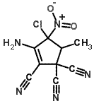 CAS#: 118644-90-9， 3-Amino-4-Chloro-5-Methyl-4-Nitro-2-Cyclopentene-1,1,2-Tricarbonitrile