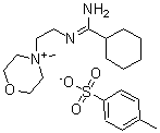 CAS#: 118845-97-9， N'-[2-(4-Methylmorpholin-4-ium-4-yl)ethyl]cyclohexanecarboximidamide 4-methylbenzenesulfonate