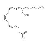 CAS#: 1189-11-3， (5Z,8Z,11Z,13E,15S)-15-Hydroperoxy-5,8,11,13-Icosatetraenoic Acid