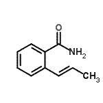 CAS#: 118936-69-9， 2-[(E)-Prop-1-Enyl]Benzamide