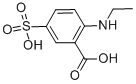 structure of CAS# 119-22-2, 2-Ethylamino-5-Sulfobenzoic Acid;2-Ethylamino-5-Sulfo-Benzoic Acid;Nsc49120;Anthranilic Acid, N-Ethyl-5-Sulfo- (8Ci)