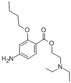 CAS 登录号:119-29-9, 2-二乙基氨基乙基4-氨基-2-丁氧基苯甲酸酯