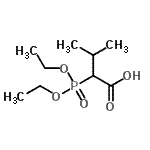CAS#: 119090-76-5， 2-(Diethoxyphosphoryl)-3-Methylbutanoic Acid
