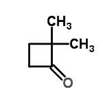 CAS 登录号：1192-14-9， 2,2-二甲基环丁酮