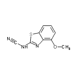 CAS#: 119283-89-5， (4-Methoxy-1,3-Benzothiazol-2-Yl)Cyanamide