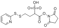 CAS#: 1193111-39-5， 1-(2,5-dioxopyrrolidin-1-yloxy)-1-oxo-4-(pyridin-2-yldisulfanyl)butane-2-sulfonic acid