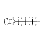 CAS#: 119403-54-2， 2-(Tridecafluorohexyl)-1H-Benzimidazole