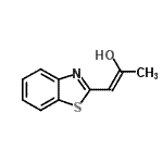 CAS#: 119406-94-9， (1Z)-1-(1,3-Benzothiazol-2-Yl)-1-Propen-2-Ol
