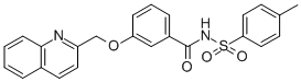 CAS#: 119514-97-5， N-((4-Methylphenyl)Sulfonyl)-3-(2-Quinolinylmethoxy)Benzamide