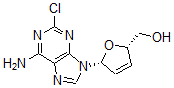 CAS#: 119530-56-2， 2-Chloro-2',3'-Didehydro-2',3'-Dideoxyadenosine