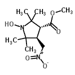CAS#: 119580-75-5， trans-3-Methoxycarbonyl-2,2,5,5-Tetramethyl-4-Nitromethyl-Pyrrolidin-1-Oxyl