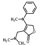CAS#: 119648-09-8， 3-[(Dimethylamino)Methyl]-4-[Methyl(Phenyl)Amino]-2(5H)-Furanone