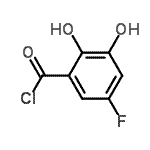 CAS 登录号：119735-31-8， 5-氟-2,3-二羟基苯甲酰氯化物