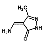 CAS#: 119836-97-4， (4Z)-4-(Aminomethylene)-5-Methyl-2,4-Dihydro-3H-Pyrazol-3-One