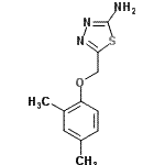 CAS#: 119869-04-4， 5-[(2,4-Dimethylphenoxy)Methyl]-1,3,4-Thiadiazol-2-Amine