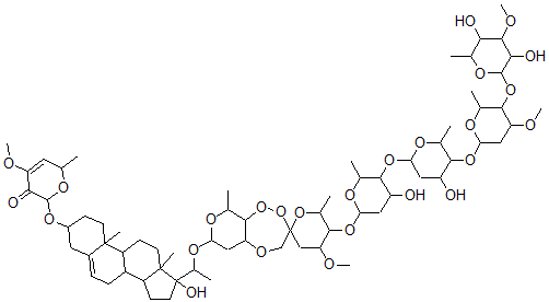 CAS 登录号：119902-16-8， 杠柳苷K