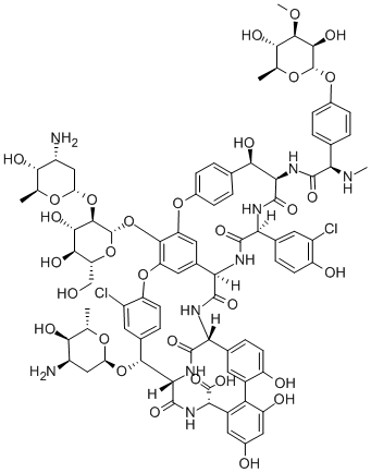 CAS#: 119979-34-9， 49-Chloro-7-O-De-alpha-D-Mannopyranosyl-2-O-Methyl-Avoparcin alpha