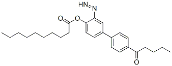 CAS#: 120103-03-9， [4-(4-Pentanoylphenyl)Diazenylphenyl] Decanoate
