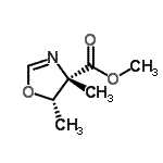 CAS#: 120134-00-1， Methyl (4S,5S)-4,5-Dimethyl-4,5-Dihydro-1,3-Oxazole-4-Carboxylate