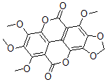 CAS#: 120139-69-7， 1,2,3,6-Tetramethoxy-(1)Benzopyrano(5,4,3-Cde)(1,3)Dioxolo(4,5-h)(1)Benzopyran-5,11-Dione