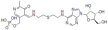 CAS#: 120151-99-7， [(4Z)-4-[[2-[2-[[9-[(3R,4S,5R)-3,4-Dihydroxy-5-(Hydroxymethyl)Oxolan-2-Yl]Purin-6-Yl]Amino]Ethylsulfanyl]Ethylamino]Methylidene]-6-Methyl-5-Oxopyridin-3-Yl]Methyl Dihydrogen Phosphate