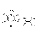 CAS#: 120164-62-7， N-(6-Hydroxy-4,5,7-Trimethyl-1,3-Benzothiazol-2-Yl)-2-Methylpropanamide