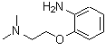 structure of CAS# 1202-00-2, 2-[2-(Dimethylamino)Ethoxy]Aniline;[2-(2-aminophenoxy)ethyl]dimethylamine;2-(2-Dimethylamino-ethoxy)-phenylamine;BAS 12781446
