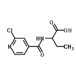 CAS#: 120271-27-4， 2-[(2-Chloroisonicotinoyl)Amino]Butanoic Acid