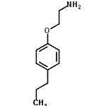 结构式 CAS# 120351-95-3, 2-(4-丙基苯氧基)乙胺