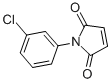 structure of CAS# 1204-35-9, 1-(3-Chlorophenyl)-1H-Pyrrole-2,5-Dione;1-(3-Chlorophenyl)-3-Pyrroline-2,5-Quinone;Bim-0004809.P001;Nsc63973