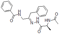 CAS#: 120411-99-6， N-Acetyl-(2-(benzoylamino)-1-(phenylmethyl)ethylidene)hydrazide-L-alanine