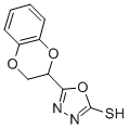 structure of CAS# 120423-45-2, 5-(2,3-Dihydro-Benzo[1,4]Dioxin-2-Yl)-[1,3,4]Oxadiazole-2-Thiol;Zinc00290101;Zinc03226832