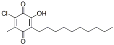 CAS 登录号：120559-62-8， 3-氯-5-羟基-2-甲基-6-癸基-1,4-苯醌