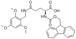 structure of CAS# 120658-64-2, N2-[(9H-Fluoren-9-Ylmethoxy)Carbonyl]-N-[(2,4,6-Trimethoxyphenyl)Methyl]-L-Glutamine