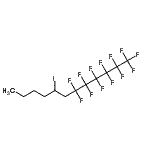 structure of CAS# 120695-82-1, 1,1,1,2,2,3,3,4,4,5,5,6,6-Tridecafluoro-8-Iodododecane;1-(Perfluorohexyl)-2-iodohexane;1,1,1,2,2,3,3,4,4,5,5,6,6-Tridecafluoro-8-iodo;1,1,1,2,2,3,3,4,4,5,5,6,6-Tridecafluoro-8-iododecane