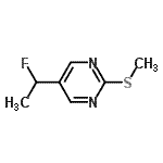 CAS#: 120717-49-9， 5-(1-Fluoroethyl)-2-(Methylsulfanyl)Pyrimidine