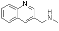 结构式 CAS# 120739-69-7, N-甲基-1-(3-喹啉基)甲胺