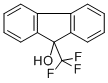 structure of CAS# 120747-41-3, 9-(Trifluoromethyl)-9H-Fluoren-9-Ol;9-TRIFLUOROMETHYL-9H-FLUOROEN-9-OL;9-TRIFLUOROMETHYL-9H-FLUOREN-9-OL;9-TRIFLUOROMETHYLFLUORENE-9-OL