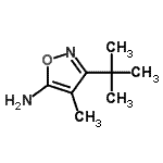 CAS#: 120771-21-3， 4-Methyl-3-(2-Methyl-2-Propanyl)-1,2-Oxazol-5-Amine