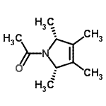 CAS#: 120892-99-1， 1-[(2R,5S)-2,3,4,5-Tetramethyl-2,5-Dihydro-1H-Pyrrol-1-Yl]Ethanone