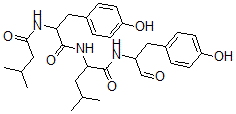 CAS#: 121024-51-9， 2-[[3-(4-Hydroxyphenyl)-2-(3-Methylbutanoylamino)Propanoyl]Amino]-N-[1-(4-Hydroxyphenyl)-3-Oxopropan-2-Yl]-4-Methylpentanamide