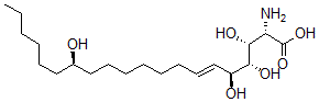 CAS#: 121025-45-4， (E,2S,3R,4R,5S,14R)-2-Amino-3,4,5,14-Tetrahydroxyicos-6-Enoic Acid