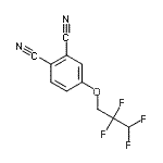 CAS#: 121190-46-3， 4-(2,2,3,3-Tetrafluoropropoxy)Phthalonitrile