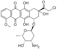 CAS#: 121250-06-4， 14-Chlorodaunorubicin