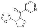 CAS#: 121322-22-3， 4,5-Dihydro-5-(2-Furanyl)-1-(3-Pyridinylcarbonyl)-1H-Pyrazole