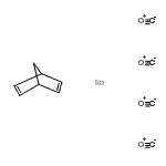 structure of CAS# 12146-37-1, (Bicyclo[2.2.1]hepta-2,5-diene)tetracarbonylmolybdenum;(Bicyclo[2.2.1]hepta-2,5-diene)tetracarbonylmolybdenum(0);119261_ALDRICH