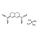 CAS#: 121477-87-0， N,N,N-Trimethylmethanaminium Dicyano[7-(Dicyanomethylene)-3,4,4A,5,6,7-Hexahydro-2-Naphthalenyl]Methanide