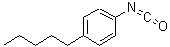 structure of CAS# 121503-84-2, 1-Isocyanato-4-Pentylbenzene;1-isocyanato-4-pentylbenzene;4-Pentylphenyl isocyanate;569208_ALDRICH