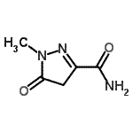 CAS#: 121507-22-0， 1-Methyl-5-Oxo-4,5-Dihydro-1H-Pyrazole-3-Carboxamide