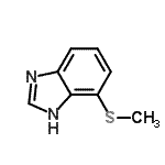 CAS#: 121537-60-8， 4-(Methylsulfanyl)-1H-Benzimidazole